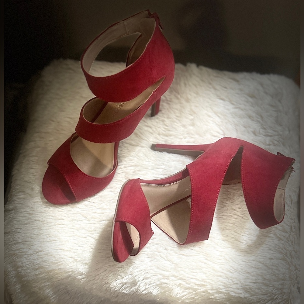 Red Hot Christian Siriano Heels